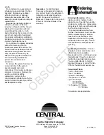 Preview for 4 page of Tyco Fire Product Omega HEC-12 RES Instruction Manual