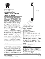 Tyco Fire Product Star Luminous S170 Instruction Manual preview