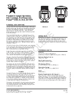 Tyco Fire Product Star Pulsar S160 Instruction Manual preview