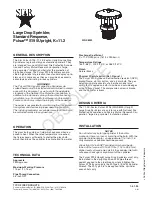 Tyco Fire Product Star Pulsar S195 Instruction Manual preview