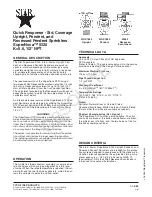 Tyco Fire Product Star SuperNova S120 Instruction Manual preview