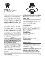 Tyco Fire Product Star TFP1 Instruction Manual preview