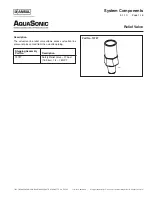 Preview for 24 page of Tyco Fire Suppression & Building Products ANSUL AQUASONIC Design, Installation, Recharge, And Maintenance Manual