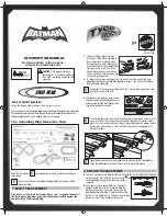 Предварительный просмотр 1 страницы Tyco R/C Racing Batman Brave & Bold Electric Racing Set Instruction Manual