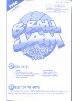 Preview for 1 page of Tyco B-BALL JAM 7146 User Manual