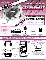 Tyco CRASH BUGGY 35464-1920 Owner'S Manual preview