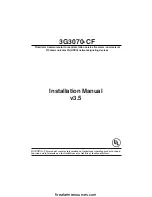 Tyco DSC 3G3070-CF Instruction Manual preview