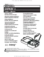 Preview for 1 page of Tyco Kendall Genius 2 Operation And Service Manual