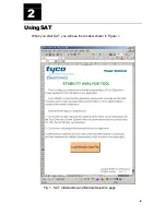 Preview for 6 page of Tyco Stability Analysis Tool User Manual