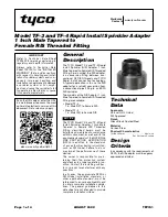 Preview for 1 page of Tyco TF-3 Quick Start Manual