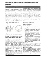 Preview for 1 page of Tyco WS4933 Series Installation And Operating Instructions Manual