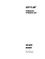 Tyco ZETTLER User Manual preview