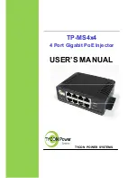 Предварительный просмотр 1 страницы Tycon Power Systems TP-MS4x4 User Manual