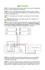 Preview for 2 page of TYCON Solar RemotePro RPAL48 Quick Start Manual