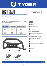 Tyger Guard TG-GD6C60047 Installation Instructions предпросмотр