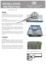 Preview for 2 page of Tykoflex ODF T405 Installation Instruction