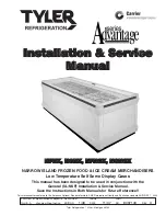 Tyler Advantage NFNX Installation & Service Manual preview