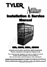 Preview for 1 page of Tyler Advantage Series Installation & Service Manual