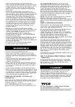 Preview for 13 page of Tylo Combi Installation And Operating Instructions Manual