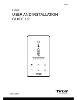 Preview for 1 page of Tylo H2 User And Installation Manual