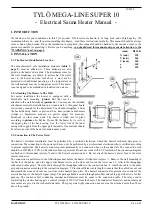 Preview for 1 page of Tylo MEGA-LINE SUPER 10 Manual