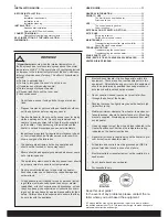 Preview for 2 page of Tylo Sense Combi USA Elite Installation And User Manual