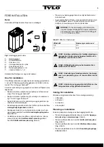 Preview for 4 page of Tylo SENSE SPORT Installation Manual