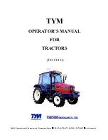TYM T431 Operator'S Manual preview