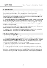 Preview for 13 page of Tymate M12-3 User Manual