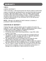 Preview for 13 page of TypeS AC532780 User Manual