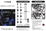 Предварительный просмотр 1 страницы TypeS MICRO LIGHT KIT Instruction Manual