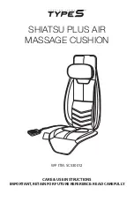 Preview for 1 page of TypeS Shiatsu Plus SC530012 Care & Use Instructions