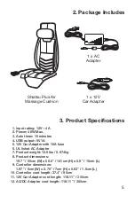 Preview for 5 page of TypeS Shiatsu Plus SC530012 Care & Use Instructions