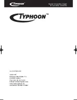 Предварительный просмотр 36 страницы TYPHOON 20115545 User Manual