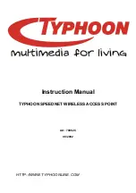 TYPHOON Typhoon Wireless Access Point Instruction Manual предпросмотр