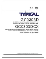 typical GC0303D Operation Instructions Manual предпросмотр