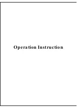 Preview for 46 page of typical GC20606-1-D2 Operation Instruction Manual