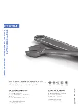 Preview for 85 page of typical GT1790A Instruction Book