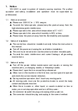 Preview for 3 page of typical YSC-8331 User Manual