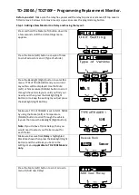 Предварительный просмотр 1 страницы Tyredog TD-2300A Programming Replacement Monitor