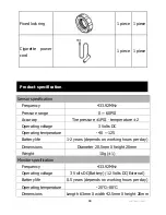 Preview for 44 page of Tyredog TD1400A-X Manual