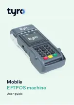 Tyro Mobile EFTPOS machine User Manual preview