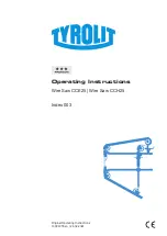 Preview for 1 page of TYROLIT Hydrostress CCE25 Operating Instructions Manual