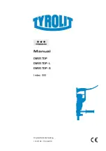 Preview for 1 page of TYROLIT Hydrostress DME17DP Manual