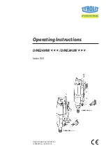 TYROLIT Hydrostress / DME24UW Series Operating Instructions Manual preview