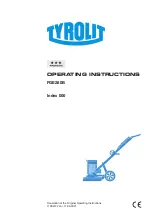 Preview for 1 page of TYROLIT Hydrostress FGE280B Operating Instructions Manual