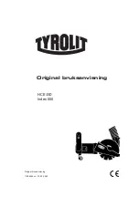 Preview for 87 page of TYROLIT Hydrostress HCE150 Original Operating Instruction