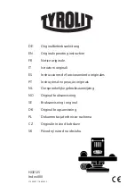 TYROLIT Hydrostress HGE125 Original Operating Instruction preview