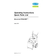 TYROLIT Hydrostress PPH25RR Series Operating Instructions And Spare Parts List preview