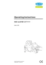 TYROLIT Hydrostress WSE1217 Operating Instructions Manual preview